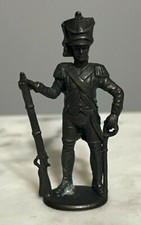 Vintage Napoleonic French Foot War Soldier 1.5" Metal Figure