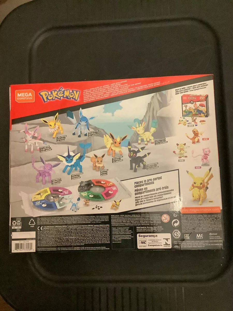 Mega Construx POKEMON Every Eevee Evolution! From Japan 887961770582