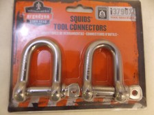 Ergodyne Squids Tool Connectors Shackles 15 lbs 3790XL Extra Large (1 Pack of 2)