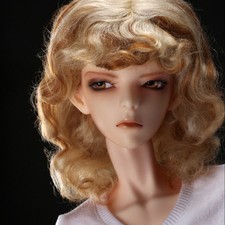 Wig for 1/3 BJD SD  8-9 " MX Blended Mohair Wig Blonde 
