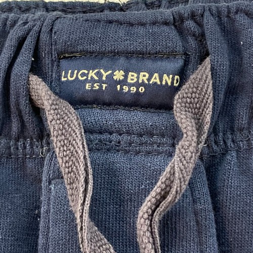 Lucky Brand Joggers Mens Large 34 x 28 Blue Stretch Waist Drawstring Cuff Ankle - Picture 7 of 13