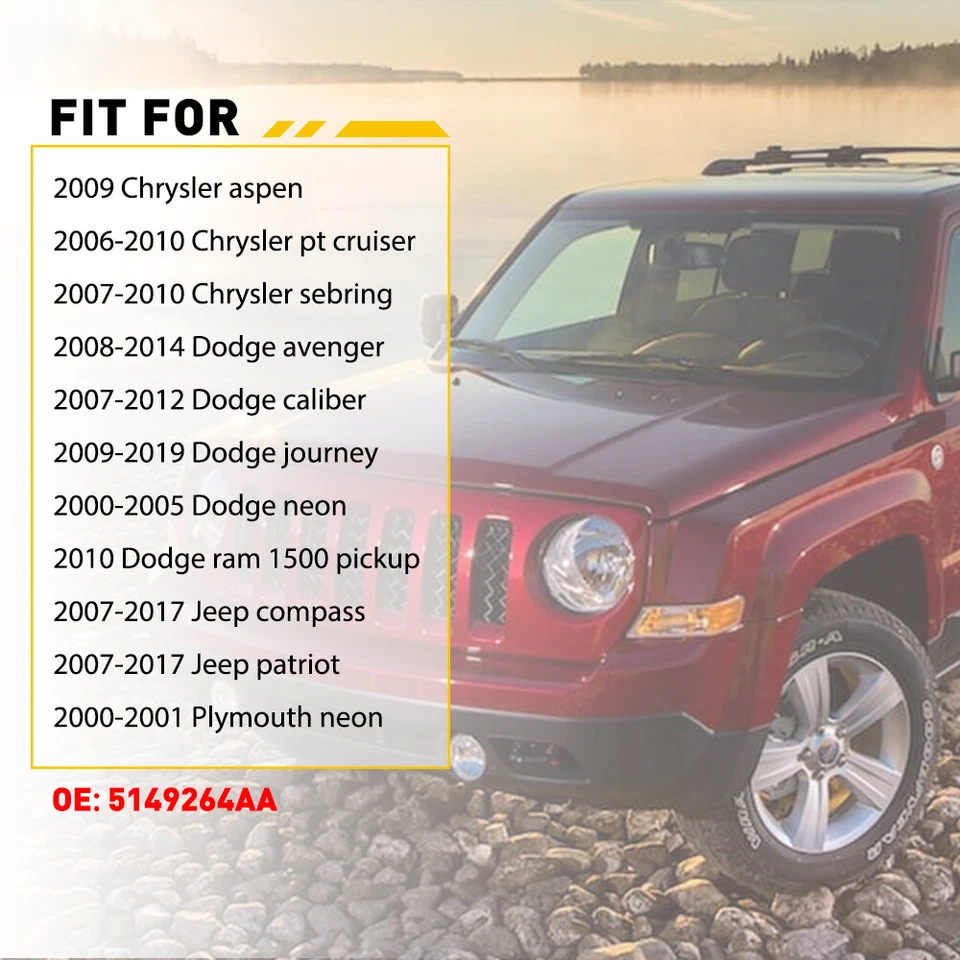 Medidor de masa de aire para Jeep Compass Patriot 2007-2017 sensor MAF 5149264AA EE. UU. Foto 2 de 4