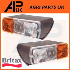 Pair L&R Britax Front Side Light Lamp for Fiat L60 L65 L75 L85 L95 L Tractor