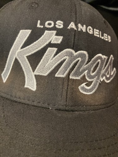ZEPHYR Hat SnapBack Los Angeles Kings Cap Black Embroidered Rare - Picture 3 of 17