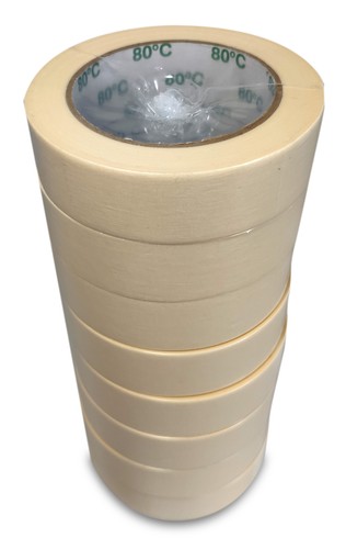 Abklebeband Abdeckband Krepp 227 für Autolackierer bis 80 °C 50m, 1x Rolle - Bild 3 von 4