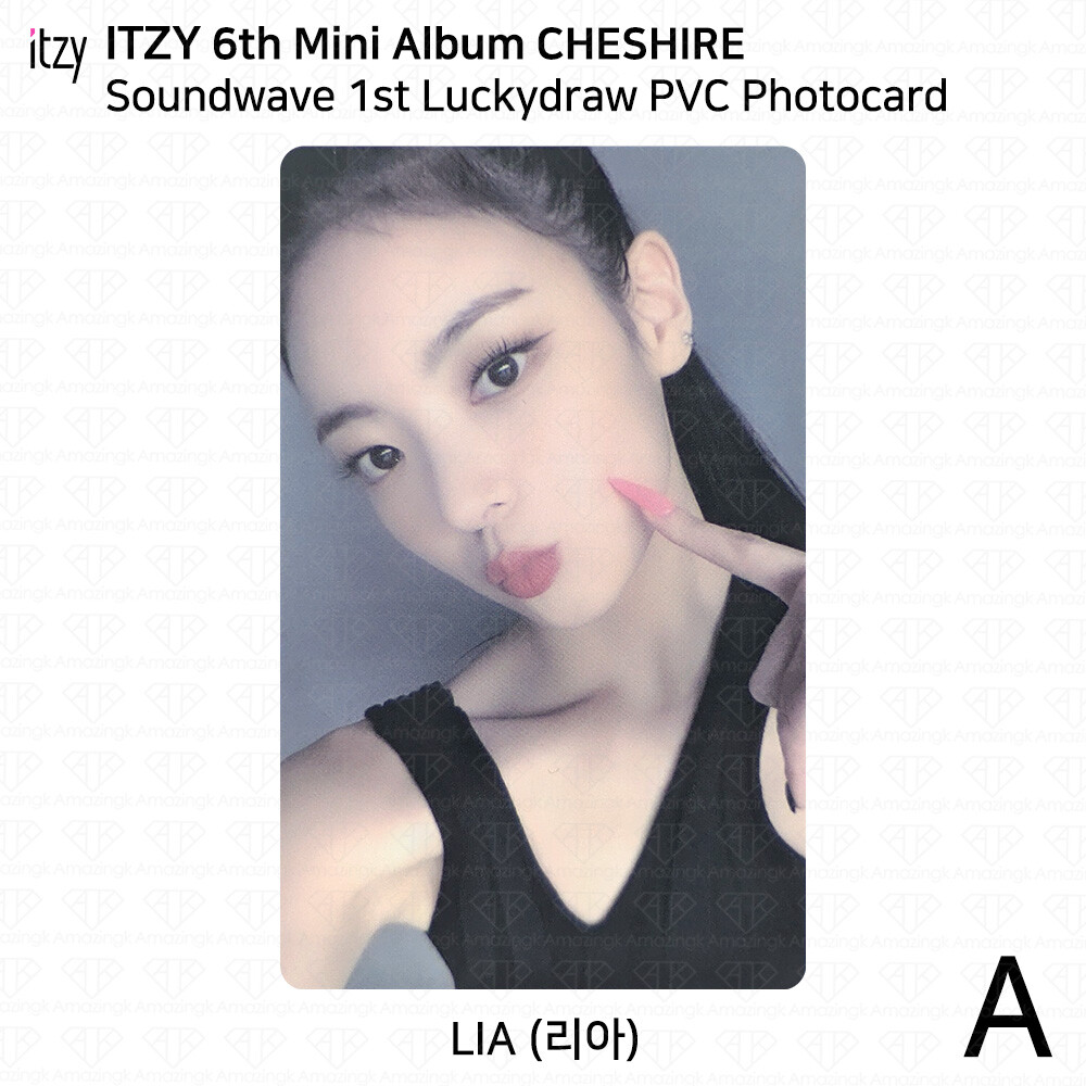 ITZY 6th Mini Album Cheshire Soundwave 1st Lucky Draw Photocard