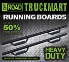 09-18 Fit Dodge Ram 1500 2500Crew Cab Hoop Off-Road Running Boards Step Nerf Bar