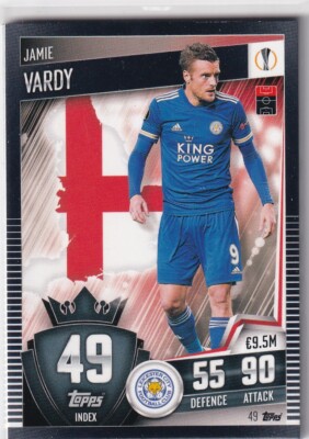 Topps Match Attax 101 20/21 Nr. 49 Jamie Vardy