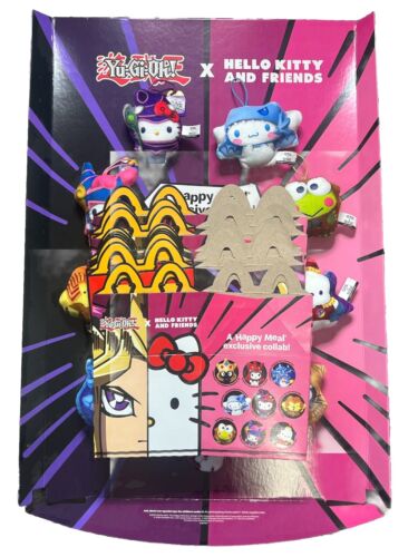 2024 McDonalds Yu-Gi-Oh! X Hello Kitty and Friends Store Display W/10 Meal boxes