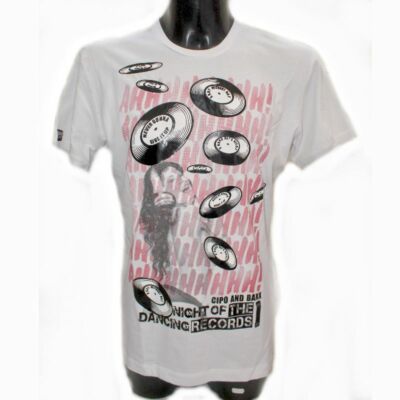 Cipo & Baxx Herren Shirt weiß XXL Music Schallplatten Herrenshirt Neu C5170