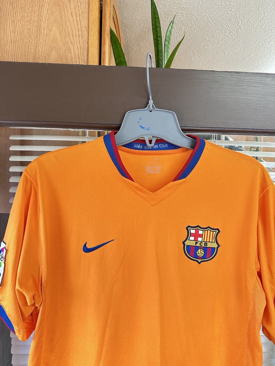 NIKE - FCバルセロナ 2006〜07 アウェイオフィシャルユニフォーム NIKE FCバルセロナ 06/07 ユニフォーム アウェイ 長袖 unicef