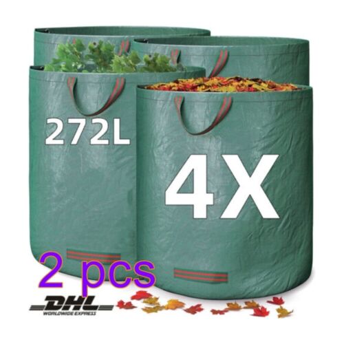 4/8tlg Gartensack Säcke Laubsack Gartenabfallbehälter 272/300L Gartentasche - Bild 28 von 28