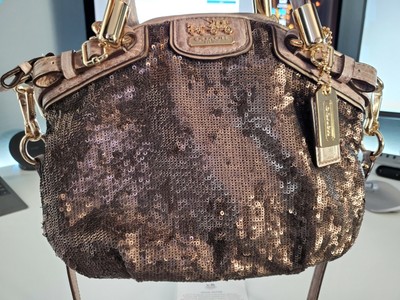 coach madison leather mini sophia satchel