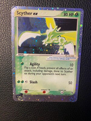 scyther ex pokemon card value (102/109) [EX: Ruby & Sapphire] you may switch Rockets Scyther ex with 1 of your Benched Pokemon Rocket's Scyther ex 2004 EX: