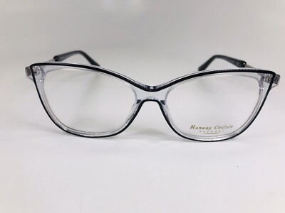New Designer Inspired Runway Couture RCE-294 Black & Crystal  display picture 3