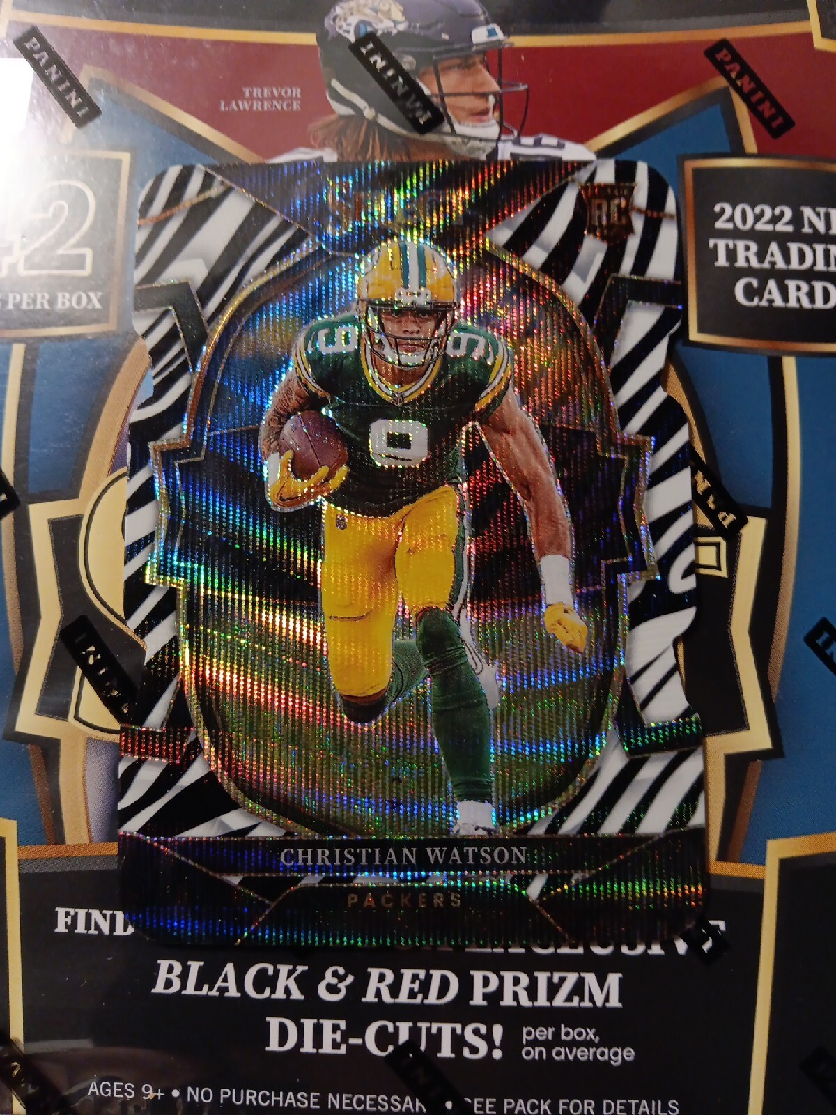 2022 Select Christian Watson Concourse ZEBRA # 53 🔥🔥