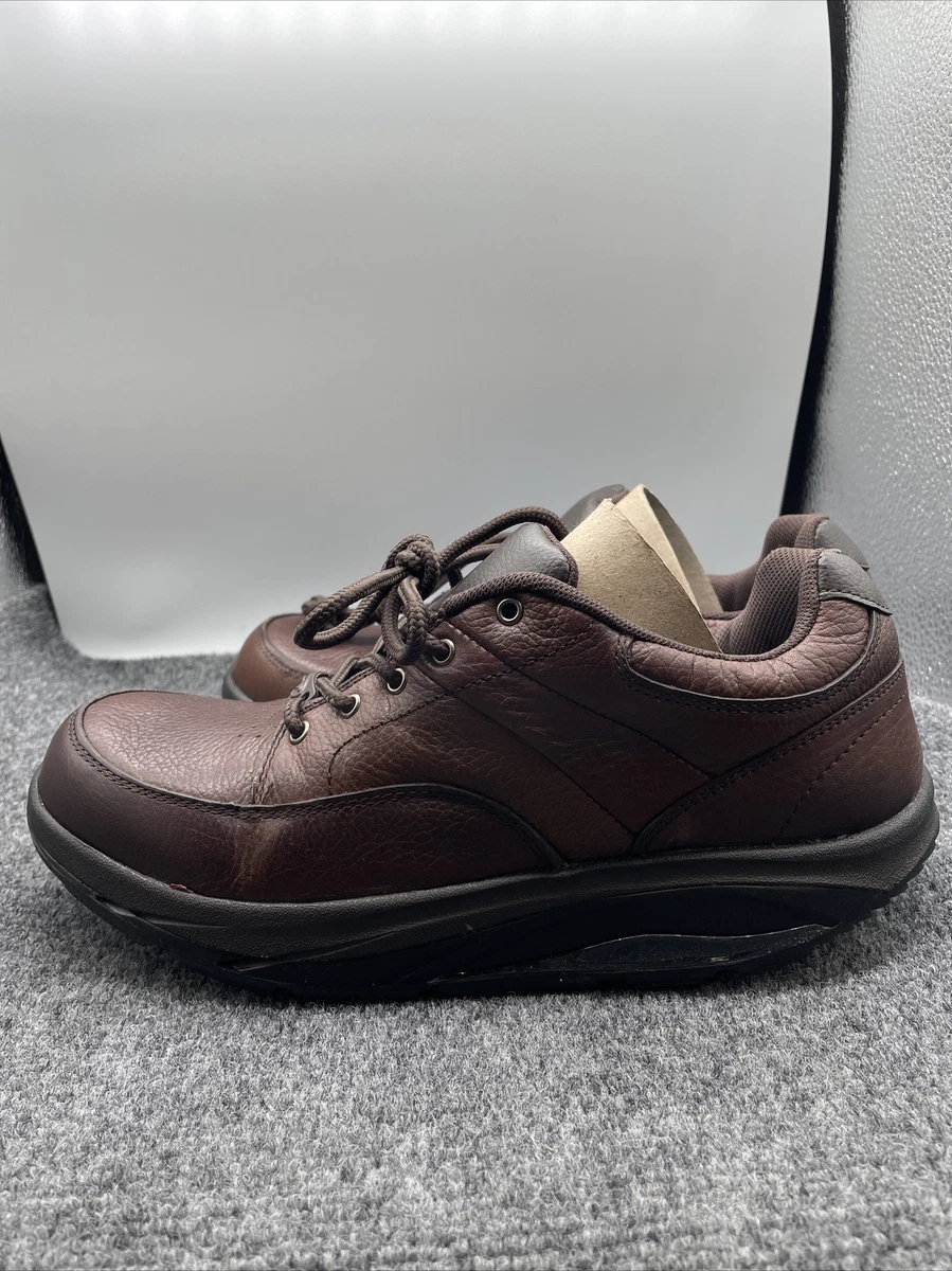 Dr Scholls Men s Aspire Walking Shoes Brown Leather Lace Up Shoes