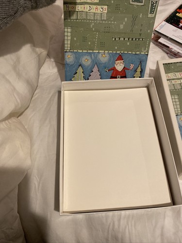 LANG Boxed Christmas Greeting Cards "SANTA’S HAPPY HOLIDAY” By Blanche Lovely - Picture 5 of 5