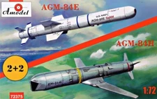 1/72 Amodel 72375 AGM-84E and AGM-84H on trolleys