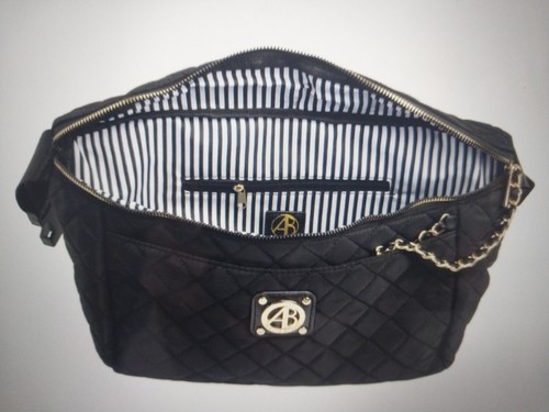 Alexis Bendel Quilted Belt-Bag/Purse with Chain (Black) - Picture 4 of 5