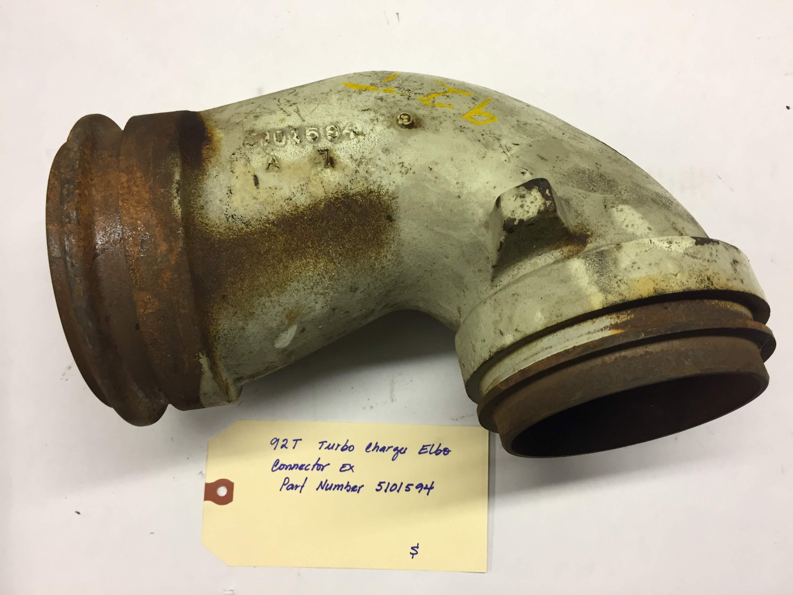 Detroit Diesel Elbow Connection exhaust, 92T Turbocharge Part 