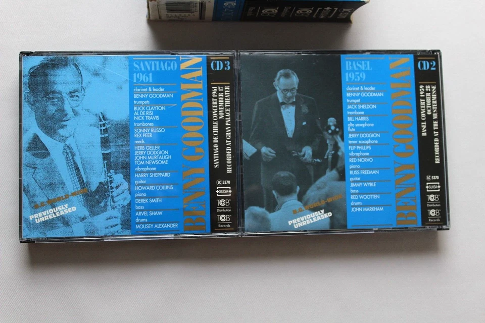 BENNY GOODMAN B.G. ВСЕМИРНО ИЗВЕСТНЫЙ НЕИЗДАННЫЙ [Б/У CD] ДЖАЗ 4 ДИСКА БОКС-СЕТ - Изображение 3 из 3