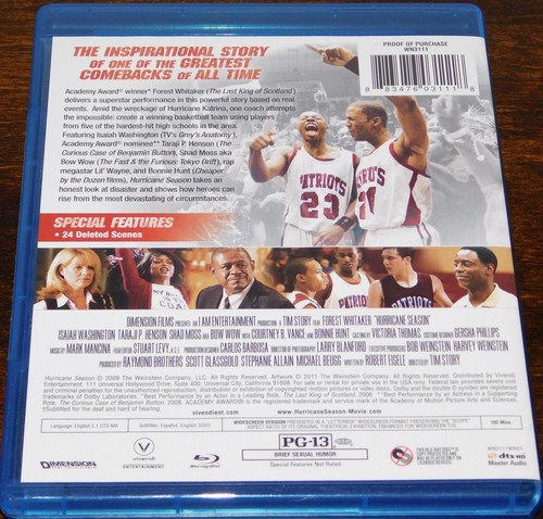 Hurricane Season - DVD By Forest Whitaker, Isaiah Washington - Blu-Ray - Picture 3 of 3