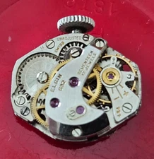 VINTAGE~ELGIN 632~17J SWISS WATCH MOVEMENT