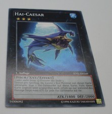 Yu-Gi-Oh Karte - Hai-Caesar - Fisch / XYZ / Effekt - schwarz - Yugioh Neu