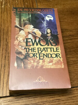 Star Wars -Ewoks The Battle for Endor (VHS 1990)Screening Copy Factory Sealed