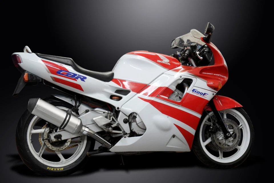 Silenciador escape completo Honda CBR600 1991-1998 4-1 13,5" X-OVAL TITANIO Foto 4 de 4