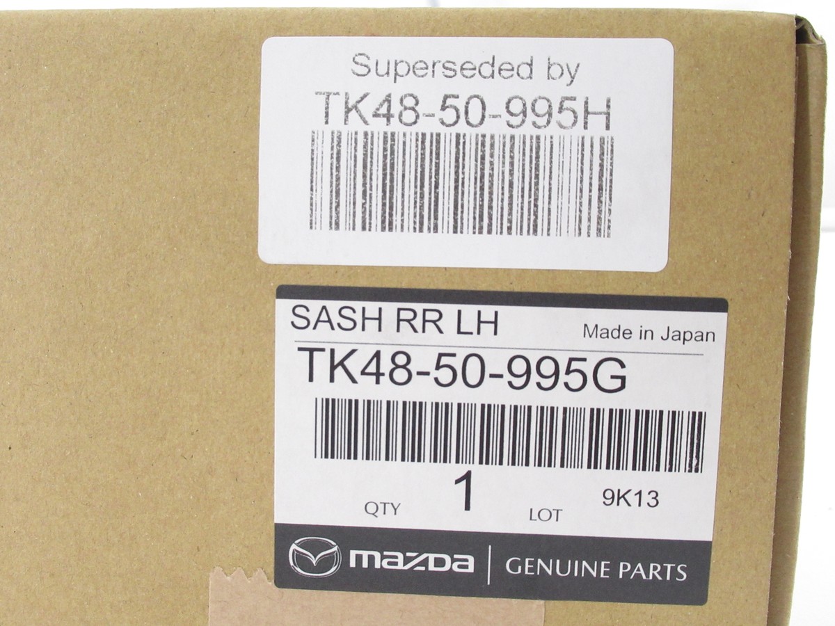 Genuine OEM Mazda TK48-50-995H Passenger Rear Upper Door Molding