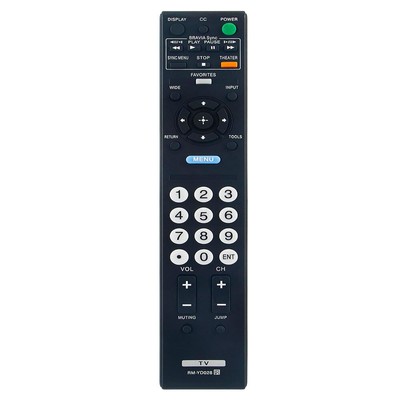 Neu RM-YD028 Fernbedienung für Sony Bravia TV KDL-32S5100 KDL-32XBR9 KDL-40S504