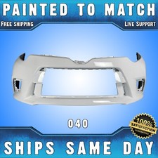 NEW *Painted 040 Super White* Front Bumper Co...