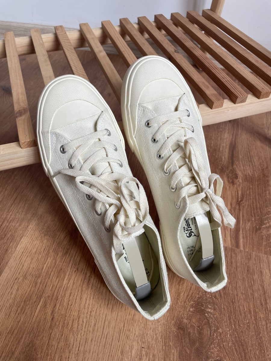 Gym Trainers Primark Mens Canvas Shoes Matilda Canvas High Beige