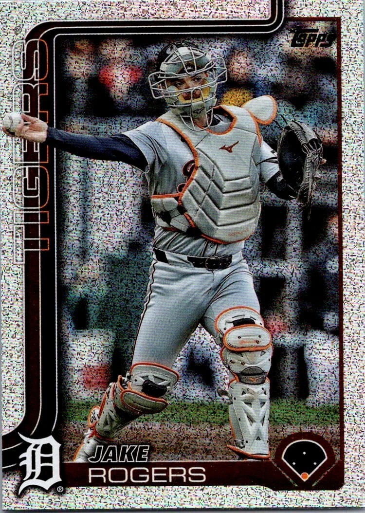 2025 Topps Sand Glitter Jake Rogers #55 - Tigers