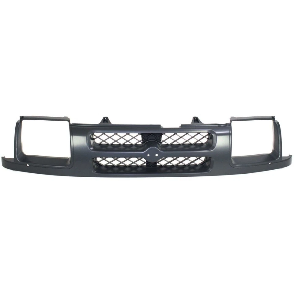 New Fits 2000-2001 NISSAN XTERRA Front Grille Assembly Dark Gray Shell Insert Foto 2 de 4
