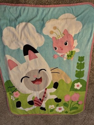 DreamWorks Gabbys Dollhouse *PANDYPAWS Super Soft Kids Plush Throw* 46''x60'' NWT