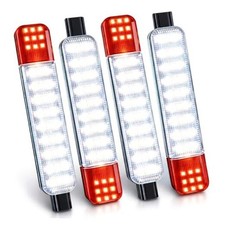 LED Interior Door Courtesy Light Compatible with Chevy 4 PCS White Red