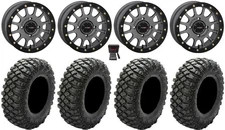 System 3 SB-5 Grey 15" Wheels 30" Crawler XG Tires Yamaha Wolverine RMAX