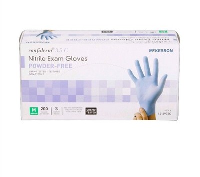 Exam Glove McKesson Confiderm  3.5C Medium 200-Box/2000-Case-NonSterile Nitrile