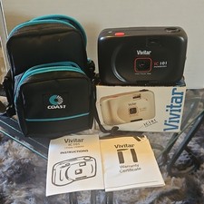 Vivitar IC 101 Panorama 35mm Film Camera Focus Free w/ Coast Bag