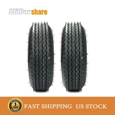 Two F AND R  4.80/4.00-8 4 PR Bias Trailer Tires  factory direct