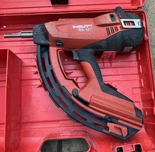 Hilti GX 120 Gas Powered Actuator Nail Gun w/Accessories, Manual & Case
