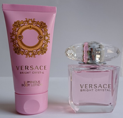 Versace Bright Crystal Set 30 ml Eau de Toilette Spray + 50 ml Bodylotion