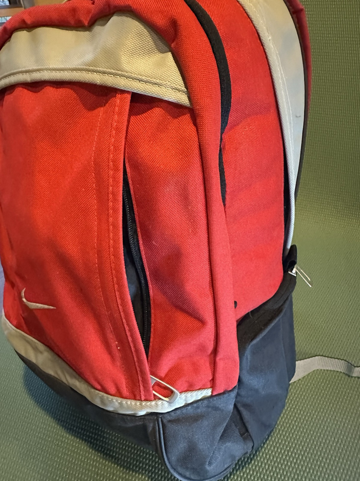 NIKE BACKPACK - RED-BLACK-GRAY - image 6
