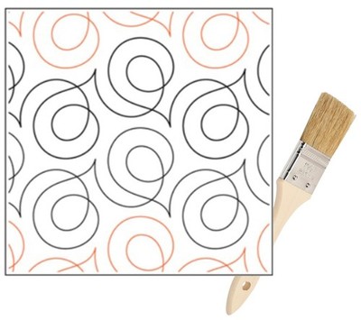 Quilting Pantographs Pattern Paper Roll - for Longarm Quilting Machines - Eas...