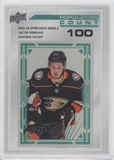 2022-23 Upper Deck Series 2 Population Count 100 /100 Jacob Perreault #PC-54 q2c