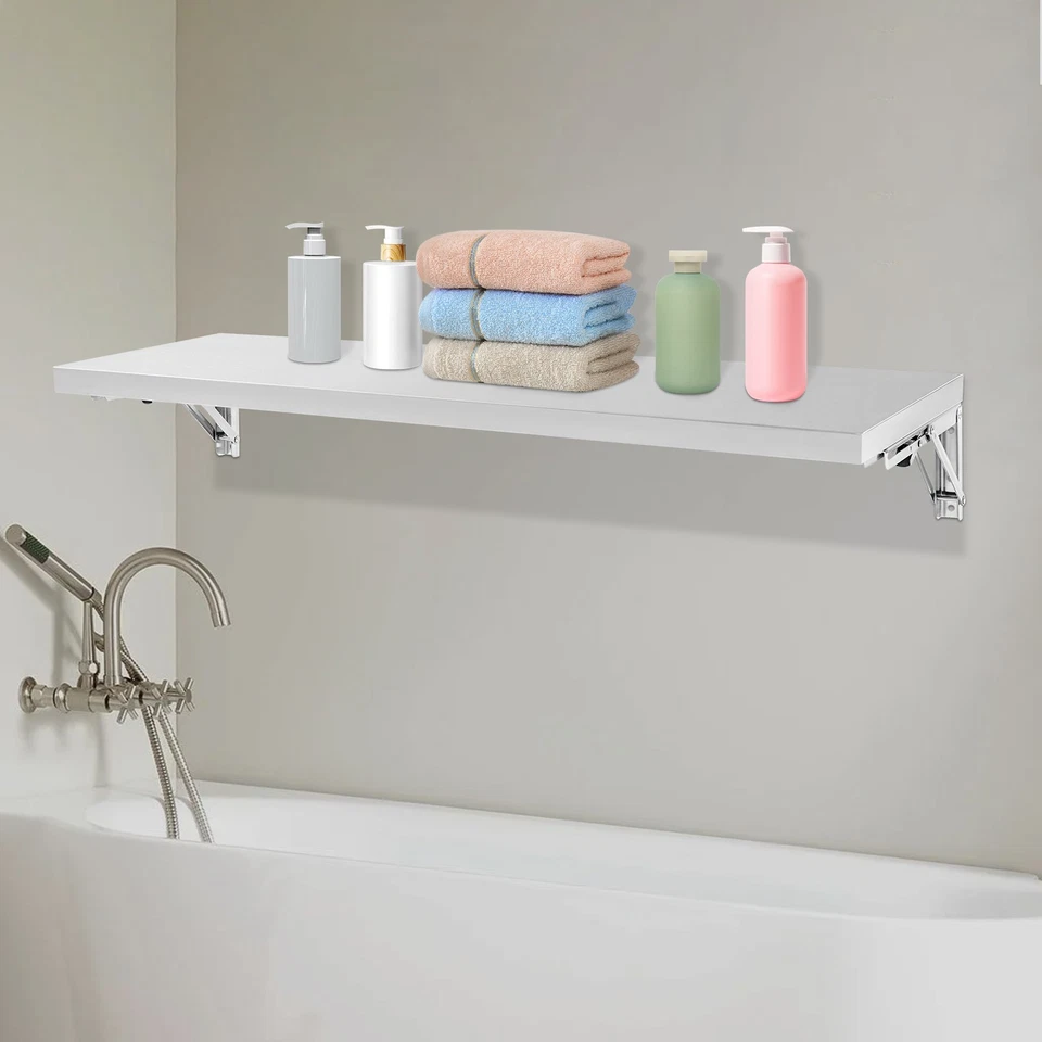 Folding Serving Shelf Stainless Steel Items Storage Rack Kitchen Holding Stand - Image 1 of 4