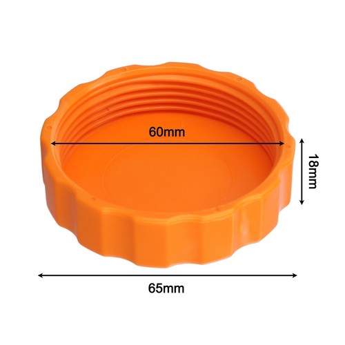Vibrant Orange Sand Pump Drain Cover for Enhanced Visibility in Pool Areas - Picture 4 of 18